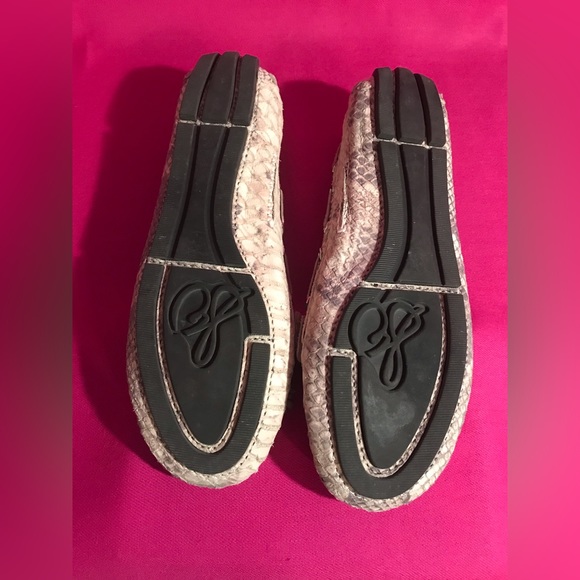 Sam Edelman Jalen Driving Loafer Moccasin Snakeskin - Picture 6 of 6